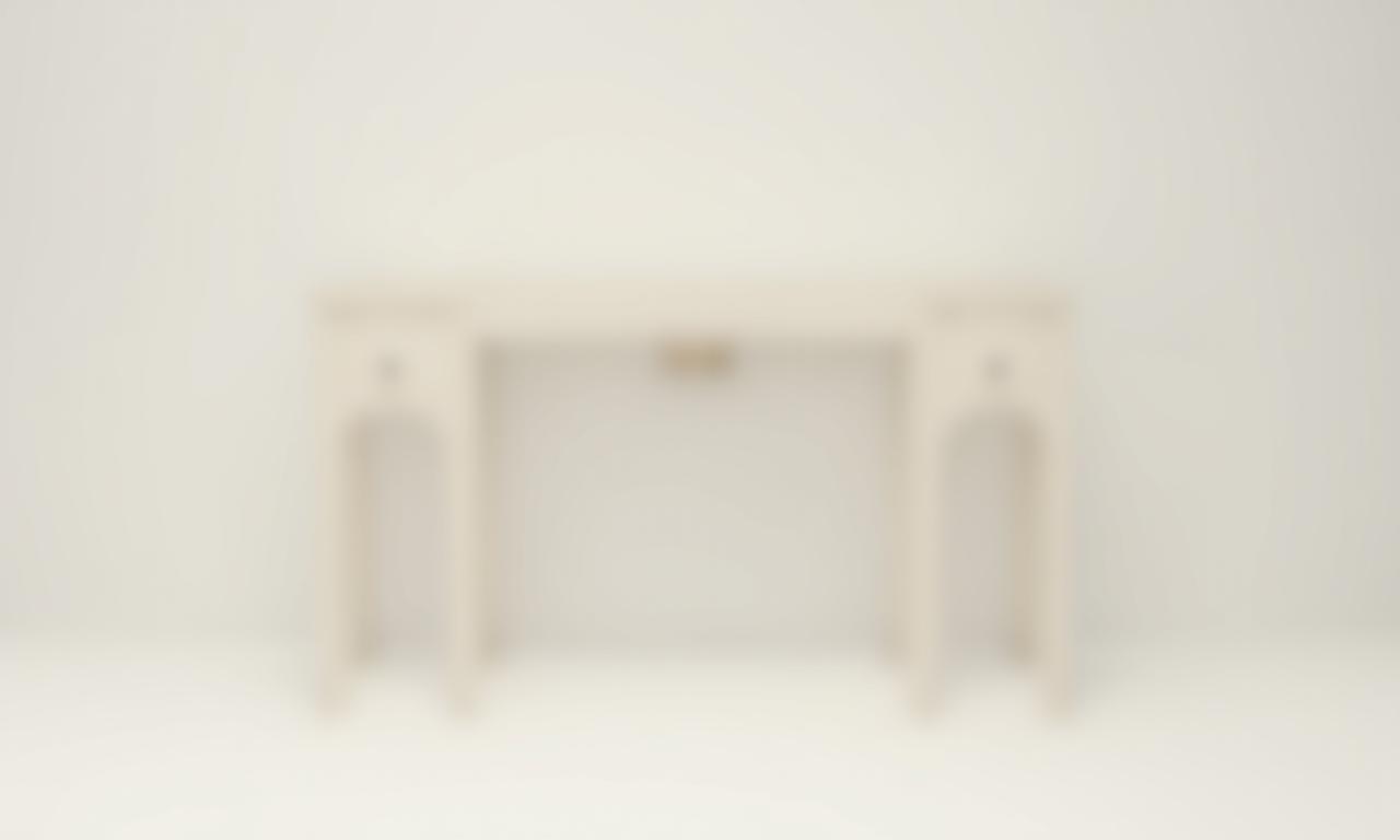 Elegant Ivory Console Table