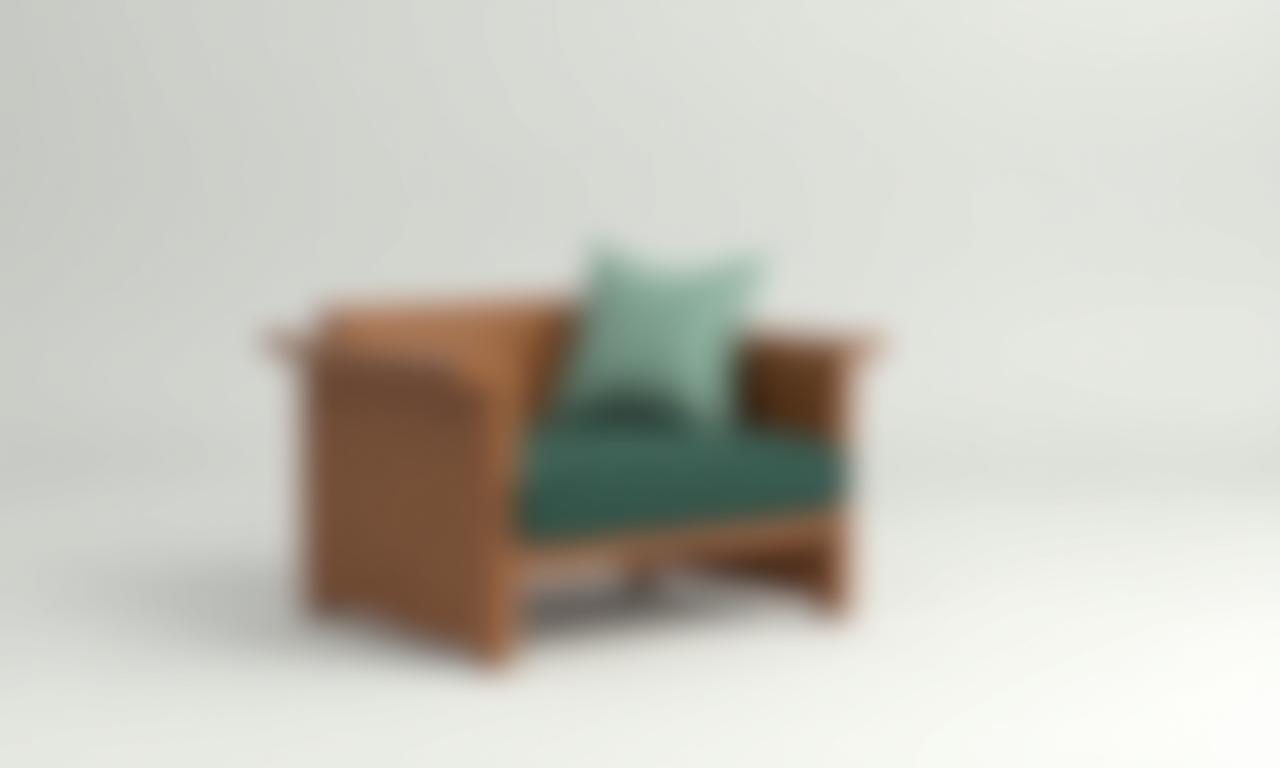 Handmade Veridian Lounge Chair